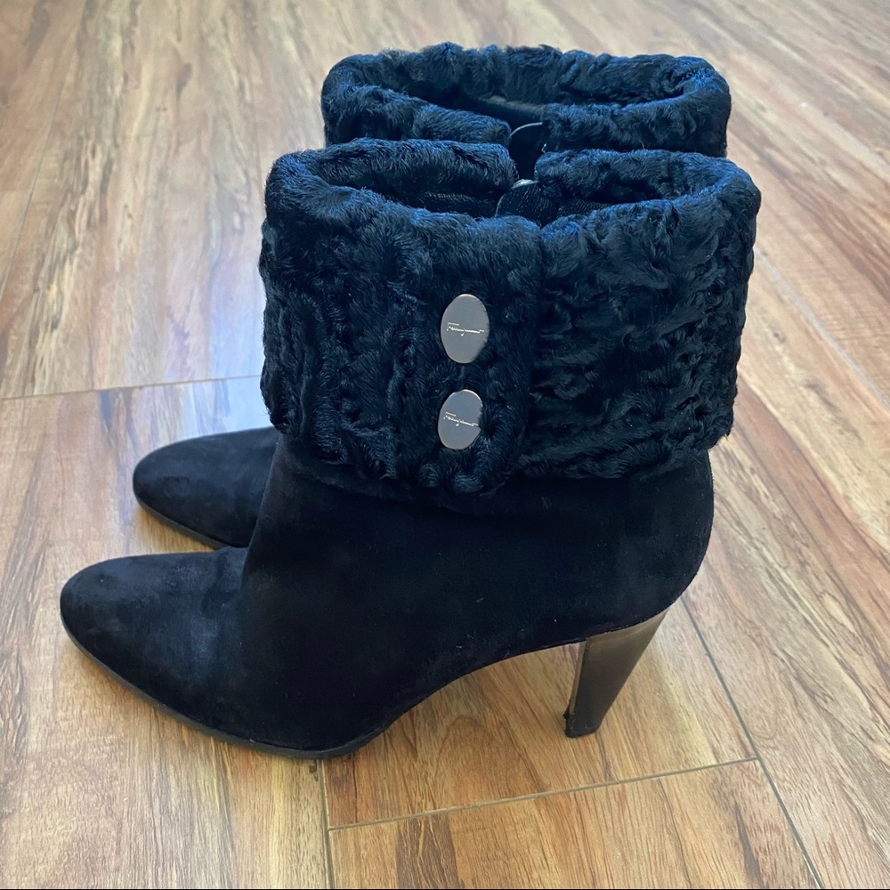 Salvatore Ferragamo high heeled booties